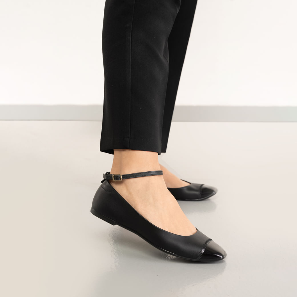 Moleca Sapatilha 24-5735222-15745 Preto Napa Sardenha NeoVerniz Fresh Neo -4-_2
